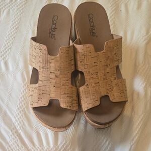 Corkys Women's Cork Slide Sandals